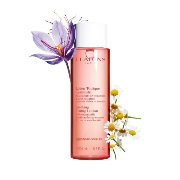 CLARINS SOOTHING TONING LOCION  very dry or sensitive skin 200 ml