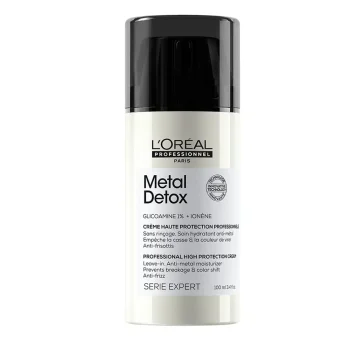 L'ORÉAL PROFESSIONNEL PARIS METAL DETOX професионален крем без изплакване с висока защита за увредена коса 100 мл