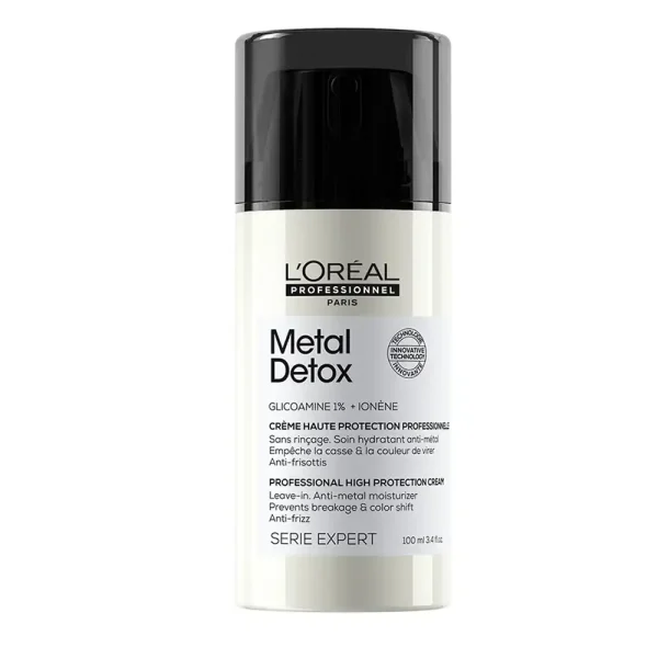 L'ORÉAL PROFESSIONNEL PARIS METAL DETOX professional cream without rinsing with high protection for damaged hair 100 ml