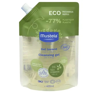 MUSTELA BIO gel shampoo refill 400 ml