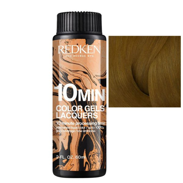 REDKEN COLOR GELS LACQUERS 10 MINUTOS #6NW-6.03 60 ml x 3 u