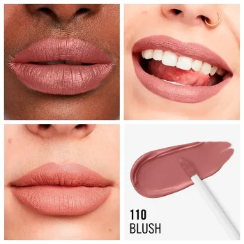 RIMMEL LONDON LASTING MEGA MATTE liquid lip color #110-blush