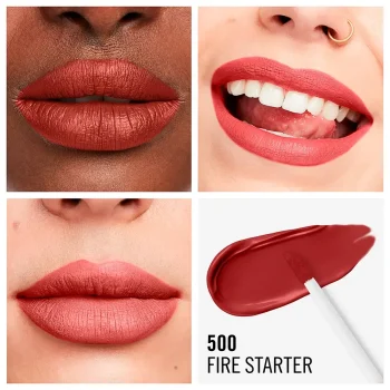 RIMMEL LONDON LASTING MEGA MATTE liquid lip color #500-fire starter