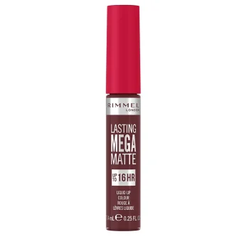 RIMMEL LONDON LASTING MEGA MATTE liquid lip color #810-plum this show