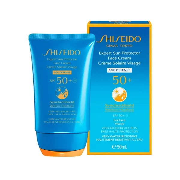 SHISEIDO EXPERT SUN PROTECTOR face cream SPF50+ 50 ml