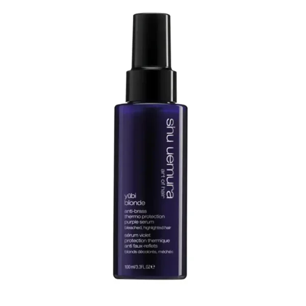 SHU UEMURA YUBI BLONDE anti-brass heat protection purple serum 90 ml