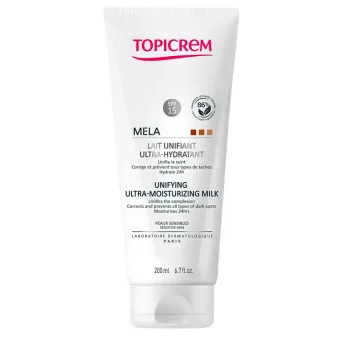 TOPICREM MELA latte corpo ultraidratante unificante SPF15+ 200 ml