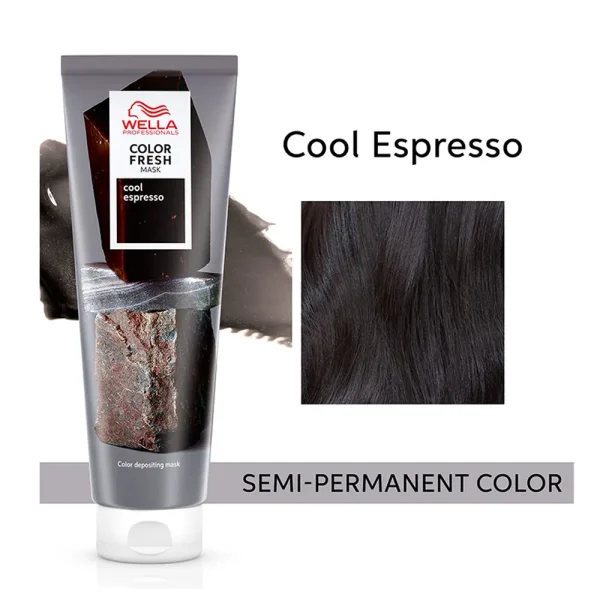WELLA PROFESSIONALS COLOR FRESH mask fun #cool espresso150 ml