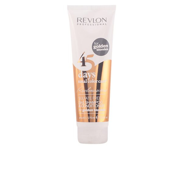 REVLON 45 GIORNI shampoo e balsamo 2in1 per biondi dorati 275 ml
