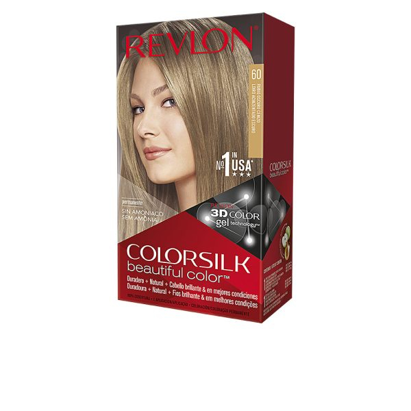 REVLON MASS MARKET COLORSILK dye #60-dark blonde cenizo 1 u