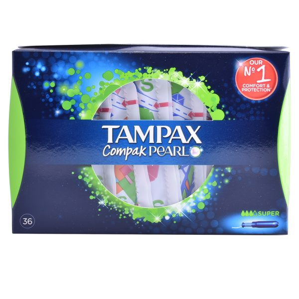 TAMPAX TAMPAX PEARL COMPAK tamp?n super 36 uds