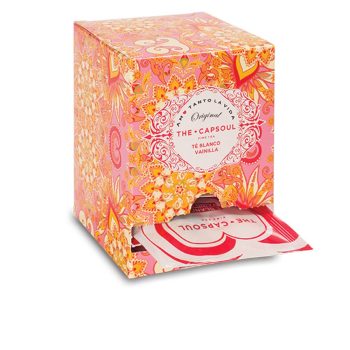 THE CAPSOUL PYRAMIDES ENVELOPPÉES t? blanco et vanille 15 u