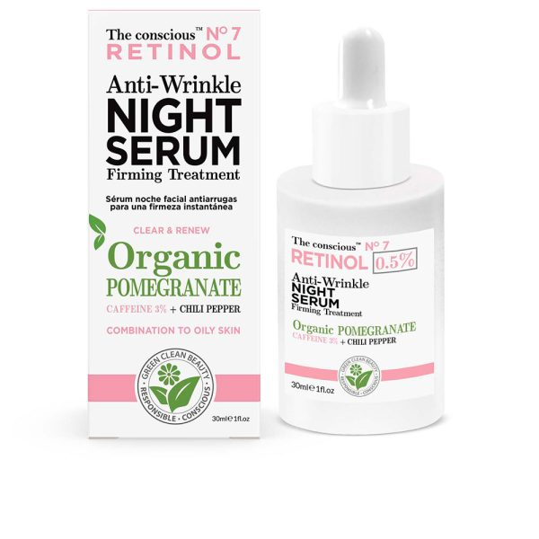 THE CONSCIOUS RETINOL anti-wrinkle night serum organic pomegranate 30 ml