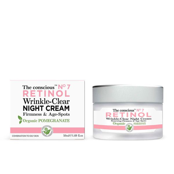 THE CONSCIOUS RETINOL wrinkle-clear night cream organic pomegranate 50 ml