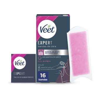 VEET EXPERT WAX BANDS kainaloiden normaali iho 16 u