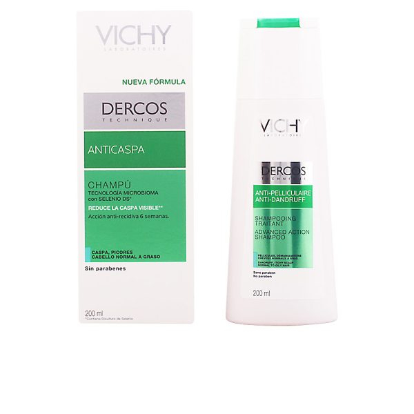 VICHY DERCOS anti-pelliculaire gras shampooing traitant 200 ml