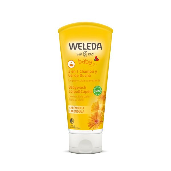 WELEDA BABY calndula champoo and gel de ducha 200 ml