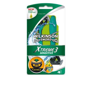 WILKINSON QUATTRO TITANIUM SENSITIVE maquinilla desechable 3 + 1 u