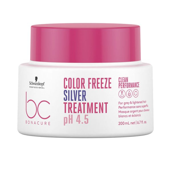 SCHWARZKOPF BC COLOR FREEZE tratamiento plata 200 ml