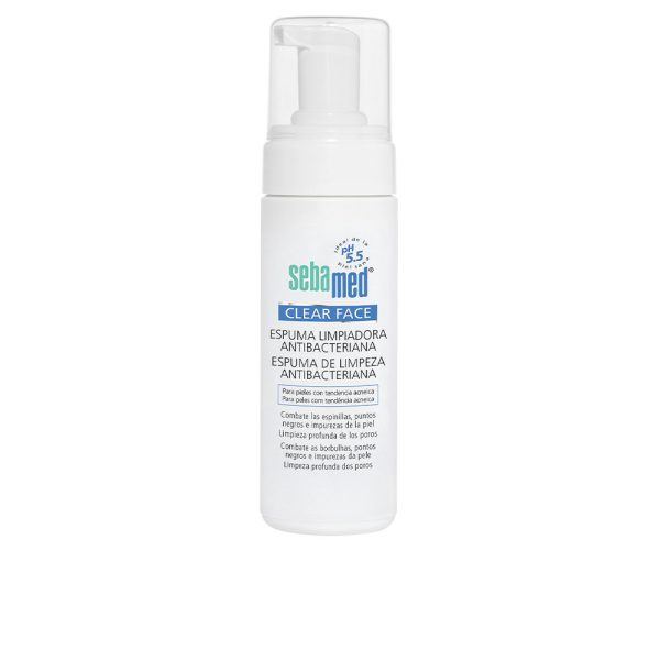 SEBAMED CLEAR FACE mousse nettoyante antibactérienne 150 ml