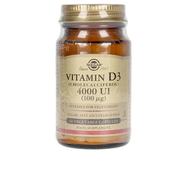 SOLGAR VIT D3 4000 UI 100 mcg. vegetable capsules 60 u