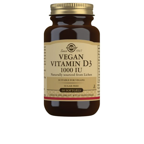 SOLGAR VITAMIN D3 VEGANA 1000UI capsules blandas 60 u