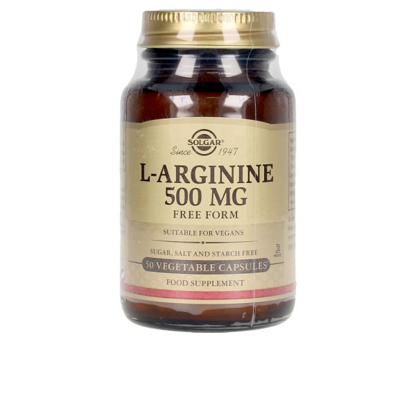 SOLGAR L-ARGININE 500 mg 50 vegetable capsules