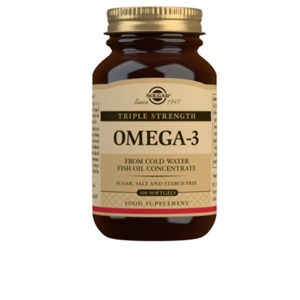 SOLGAR OMEGA-3 TRIKO KONCENTRACIJOS kapsulės blandas 100 vnt
