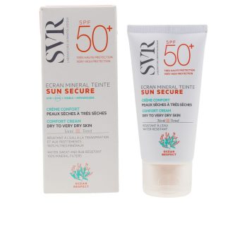 SVR LABORATOIRE DERMATOLOGIQUE SUN SECURE ecran minérale teinte peaux s?ches SPF50+ 60gr