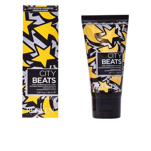 REDKEN CITY BEATS acidic conditioning color cream #yellow cab 85 ml