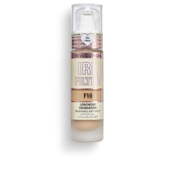 REVOLUTION MAKE UP IRL FILTER longwear foundation #F10 23ml REVOLUTION MAKE UP IRL FILTER longwear foundation #F10 23ml