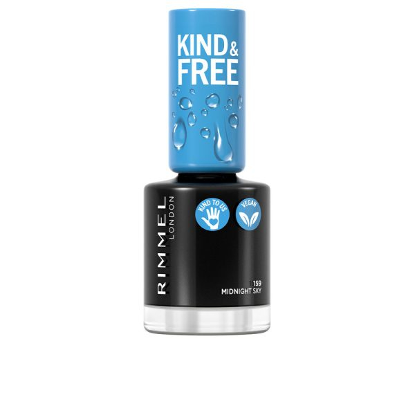 RIMMEL LONDON KIND & FREE nail polish #159-midnight sky