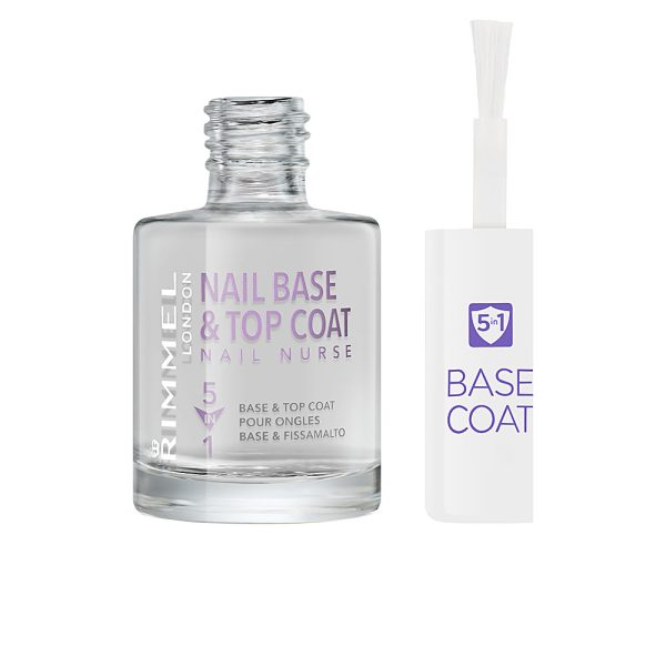 RIMMEL LONDON NAIL NURSE CARE base & top coat 5 in 1