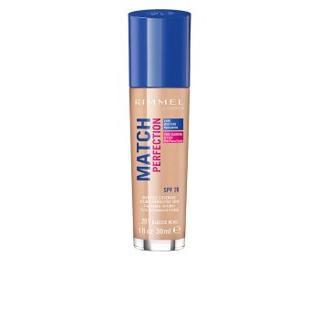 RIMMEL LONDON MATCH PERFECTION fondotinta #201-classic beige 30 ml