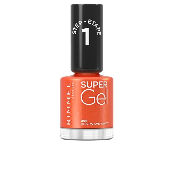 RIMMEL LONDON SUPER GEL nail polish #96-heatwave away 12 ml