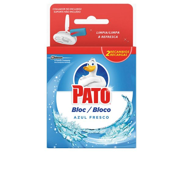 PATO DUCK WC BLOC clean & sanitize blue water 2 x 40 gr