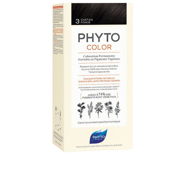 PHYTO PHYTOCOLOR #3-dark chestnut 4 u