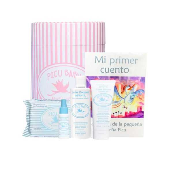 PICU BABY INFANTIL TAMBOR ROSA NEW set 5 pz