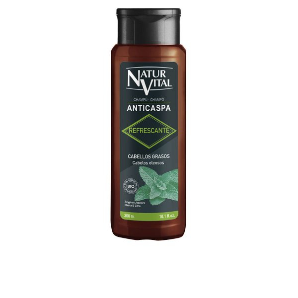 NATUR VITAL VIRKISTÄVÄ ANTI-DANDRUFF SHAMPOO rasvaisille hiuksille 300 ml