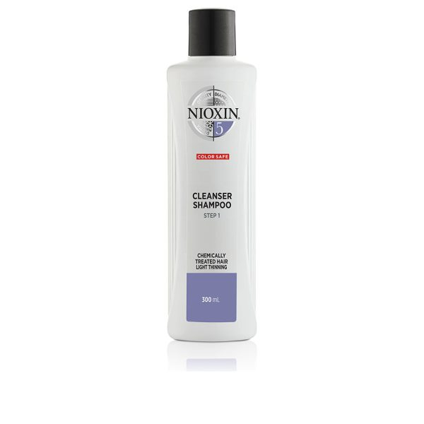 NIOXIN SISTEMA 5 - Champ - Para Cabello Tratado Qumicamente and Debilitado - Paso 1 300 ml