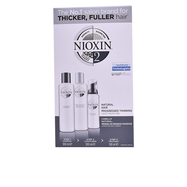 NIOXIN SISTEMA 2 - Kit - Tratamiento for Cabello Natural with Prdida de Densidad 3 pz