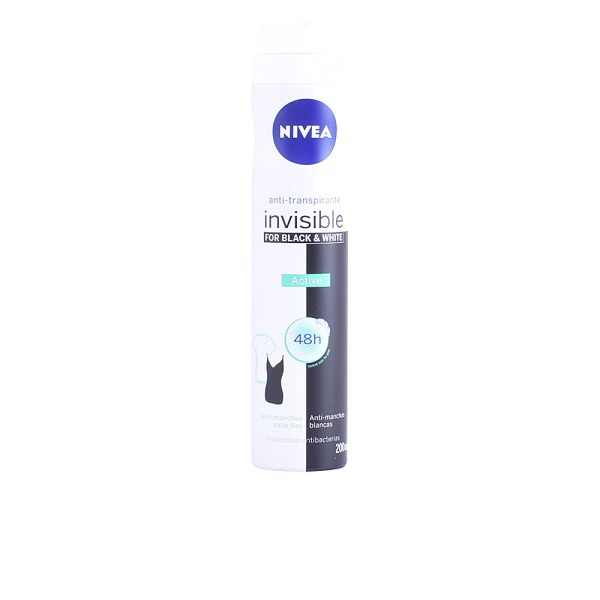 NIVEA BLACK & WHITE INVISIBLE ACTIVE deodorant spray 200 ml