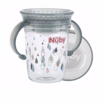 NÛBY TAZA M?GICA asas de Tritan 6m+ #gris 240 мл