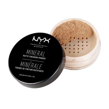 NYX PROFESSIONAL MAKE UP Polvere MINERALE di finitura opaca #chiaro/medio