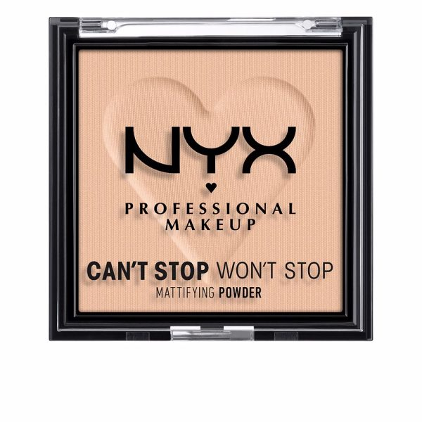 NYX PROFESSIONAL MAKE UP CAN'T STOP WON'T STOP mattifying powder #light medium