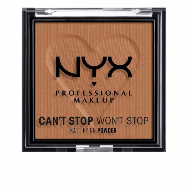 NYX PROFESSIONAL MAKE UP CAN'T STOP WON'T STOP mattifying powder #mocha