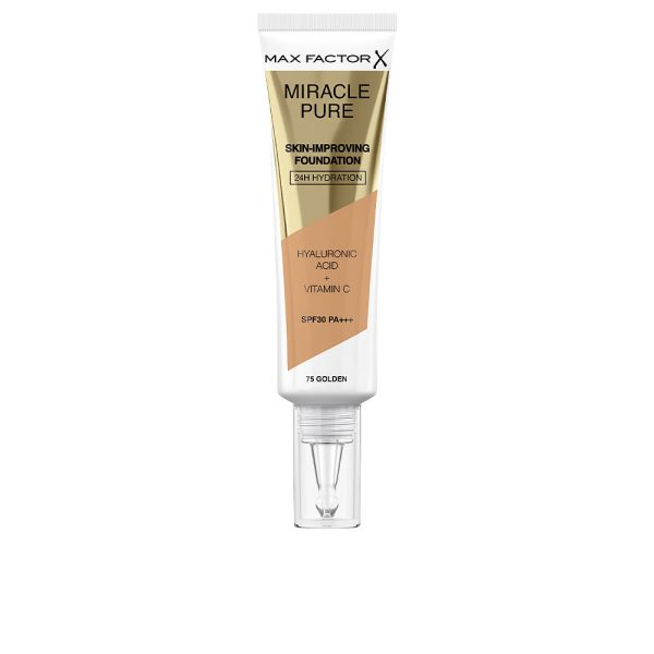 MAX FACTOR MIRACLE PURE foundation SPF30 #75-golden