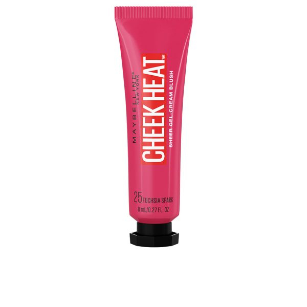 MAYBELLINE CHEEK HEAT sheer gel-cream blush #25-fuchsia spark