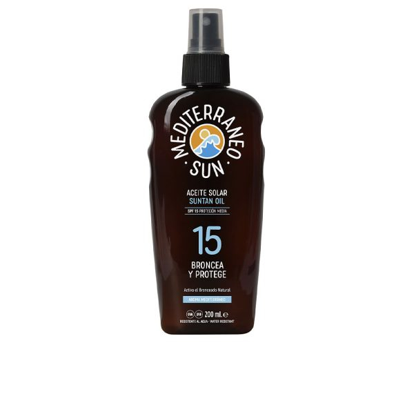 MEDITERRANEO SUN COCONUT suntan oil dark tanning SPF15 200 ml