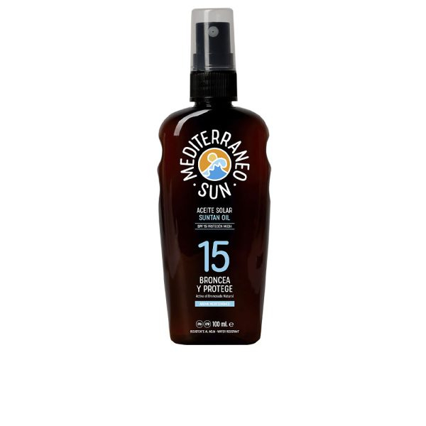 MEDITERRANEO SUN COCONUT suntan oil dark tanning SPF15 100 ml